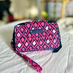 Vera Bradley Pink and Blue Women's wallet